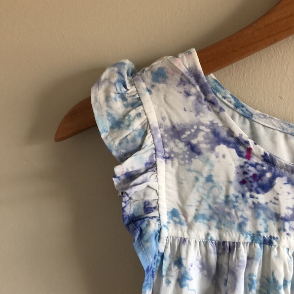 🎁10 for $100🎁 ruffle sleeve flowy mini dress - Picture 5 of 9